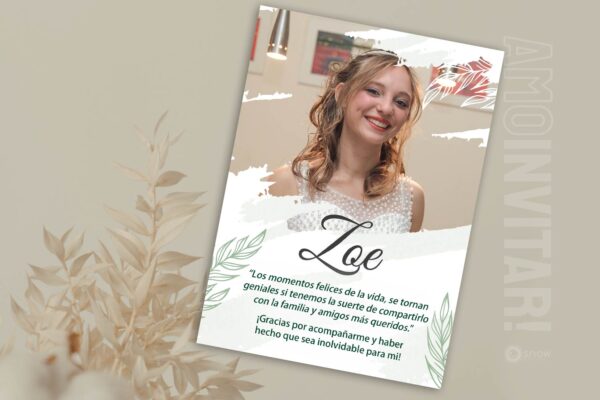 Tarjeta de agradecimiento 15 - Imagen 4