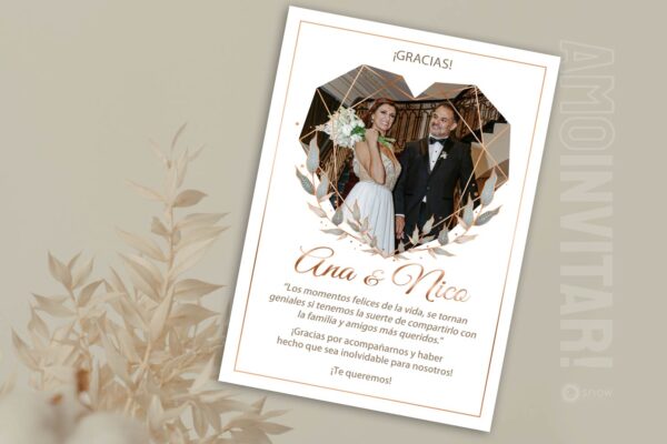 Tarjeta de agradecimiento - Imagen 3