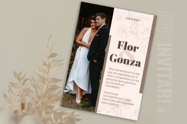 Tarjeta de agradecimiento - Imagen 5