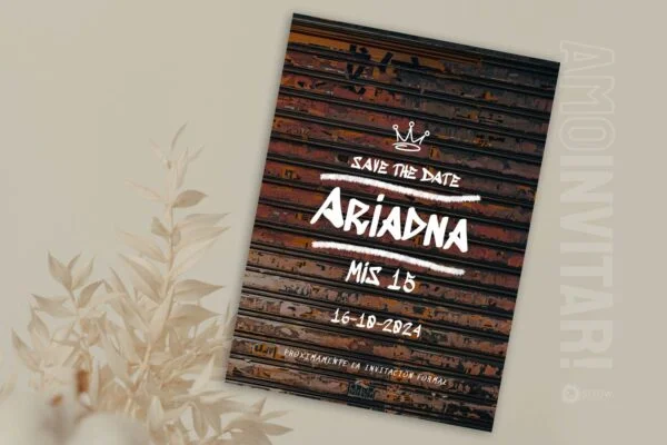 Save The Date Tarjeta 15 años - Imagen 10