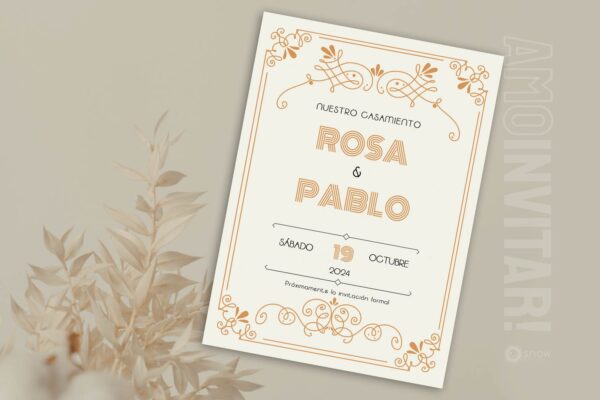 Save The Date Tarjeta - Imagen 5