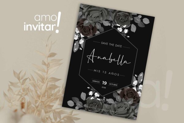 Save The Date Tarjeta 15 años - Imagen 5