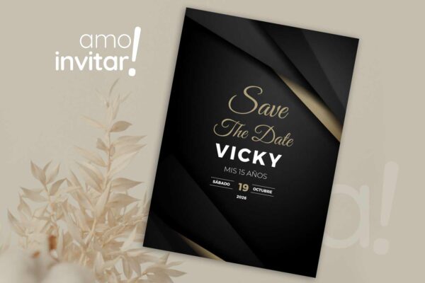 Save The Date Tarjeta 15 años - Imagen 26