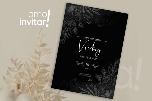 Save The Date Tarjeta 15 años - Imagen 25