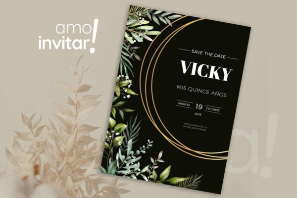 Save The Date Tarjeta 15 años - Imagen 24