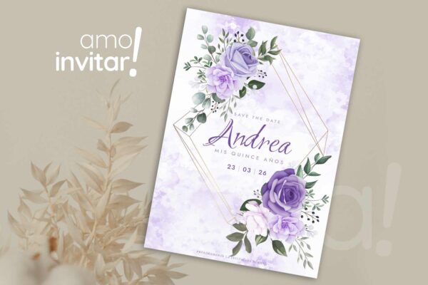 Save The Date Tarjeta 15 años - Imagen 13