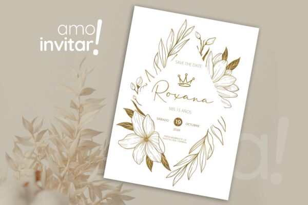 Save The Date Tarjeta 15 años - Imagen 14