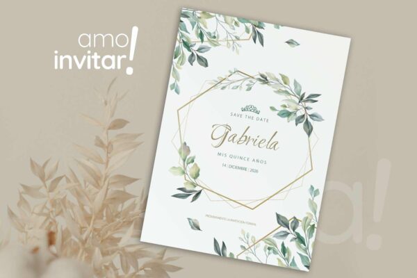 Save The Date Tarjeta 15 años - Imagen 16