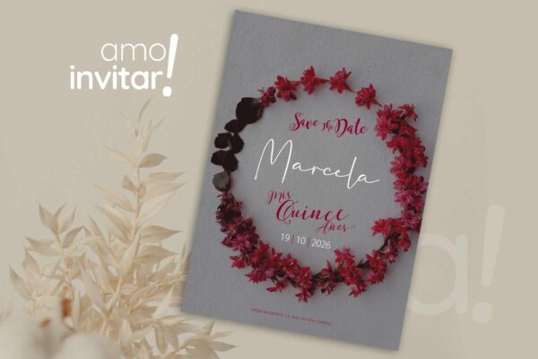 Save The Date Tarjeta 15 años - Imagen 20