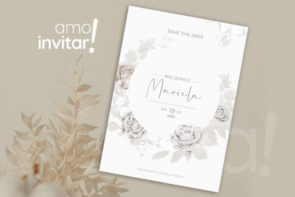 Save The Date Tarjeta 15 años - Imagen 23