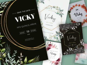 Save The Date Tarjeta 15 años