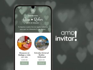Complemento - Lista de regalos simbólica para invitación web