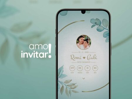 Invitación Digital Aquarella Boda