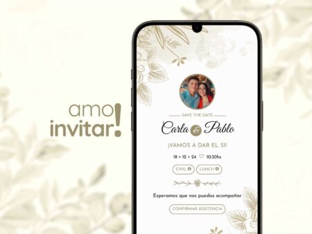 Invitación Web Civil - Boda - Matrimonio