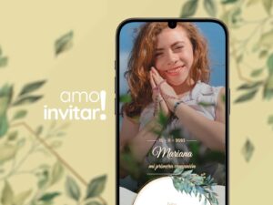 Invitación Web Comunión Garden