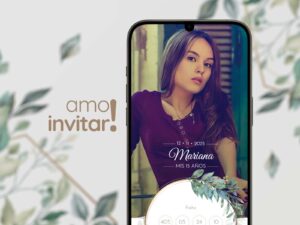 Invitación Web Eucalipto 15 años