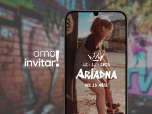 Invitación Web Graffiti 15 años