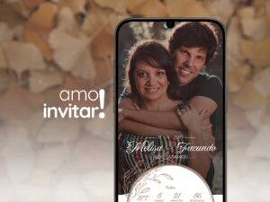 Invitación Web Hojas Boda