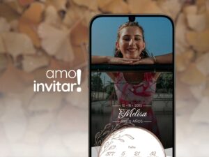 Invitación Web Hojas 15 años