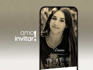 Invitación Web Minimal 15 años