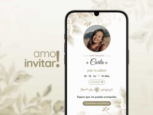 Invitación Web Party 15 años