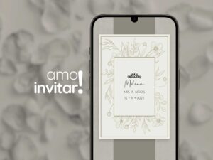 Invitación Web Passion 15 años