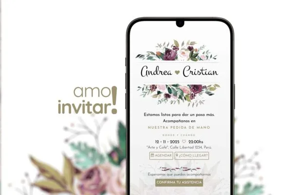 Invitación Web Pedida de Mano