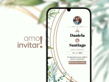 Save The Date Web Classic para boda