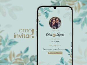 Save The Date Web Soft para boda