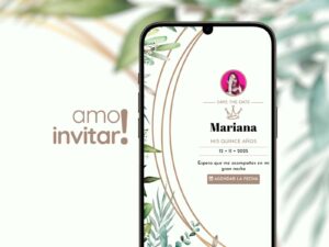 Save The Date Web 15 años