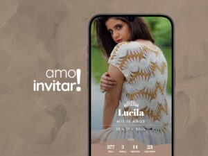 Invitación Web Style 15 años