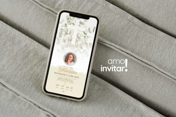 Invitación Web Comunión Amanecer - Imagen 2