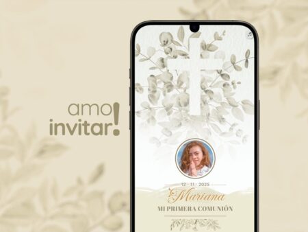 Invitación Digital Comunión Amanecer