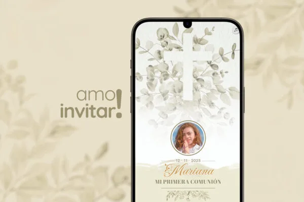 Invitación Web Comunión Amanecer