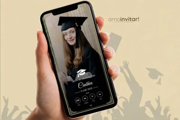 Invitación Web Graduación Estilo - Imagen 2