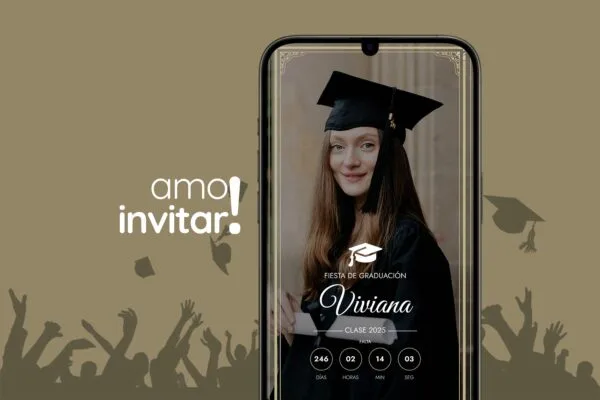 Invitación Web Graduación Estilo