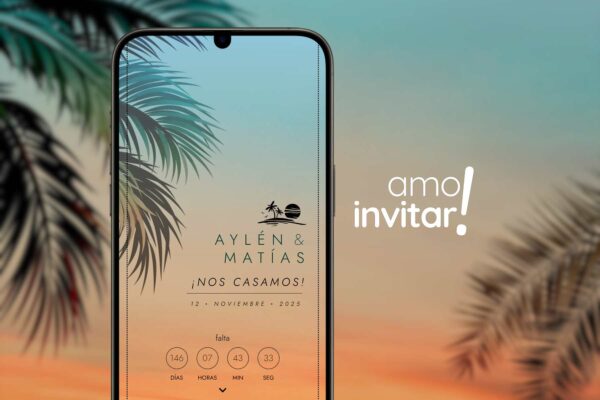 Invitación Web Beach