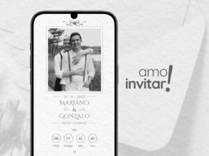 Invitación Web Romantic Boda