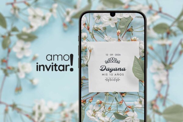 Invitación Web Floral 15
