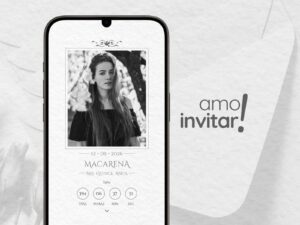 Invitación Web Romantic 15 años