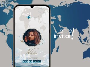 Invitación Web Travel 15 años