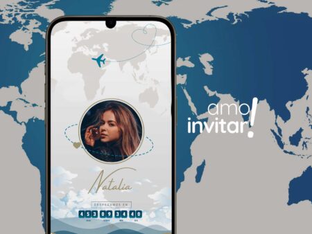 Invitación Digital Travel 15 años